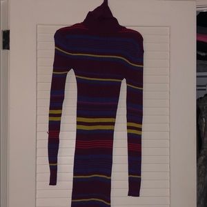 Tight Maxi Turtleneck Dress